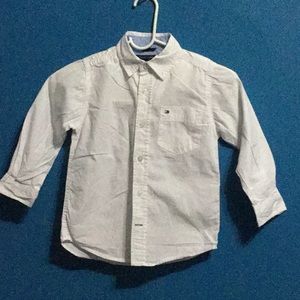 Tommy white buttoned shirt for boys size 4
